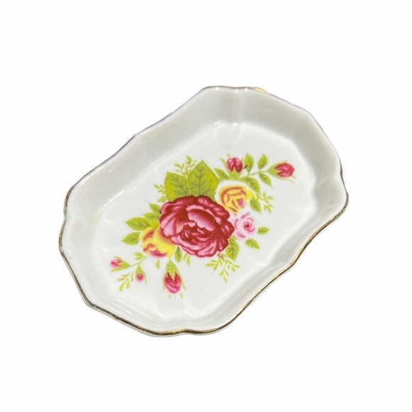 Vintage Bone China Trinket Tray - Picture 2 of 2